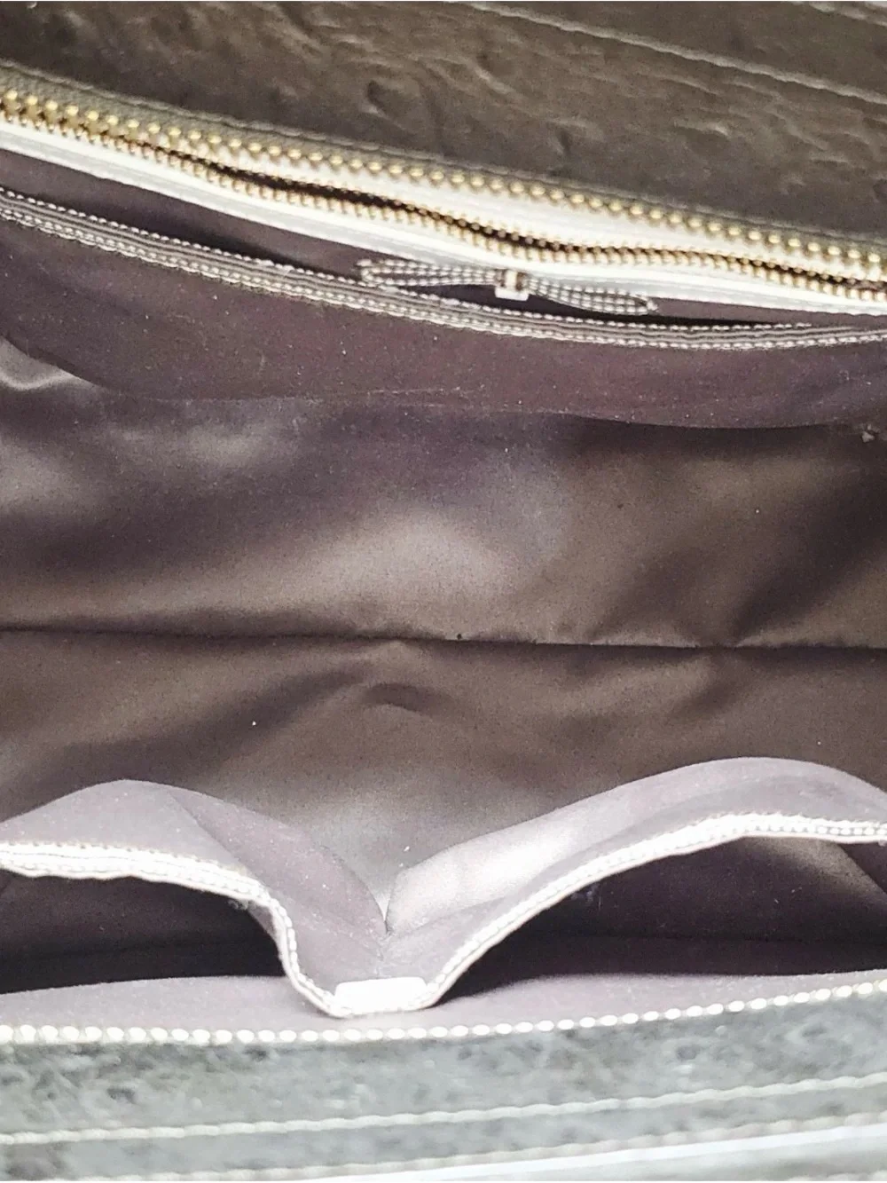 Henri Bendel ostrich Rivington Convertible Tote - Picture 6 of 12
